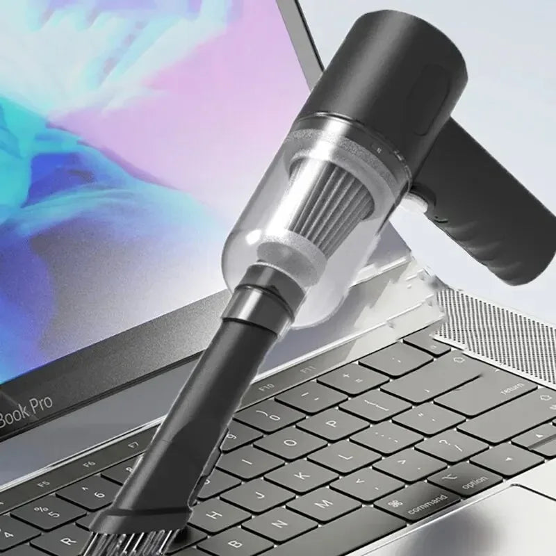 9000Pa Portable Car Vacuum Cleaner – Wireless, USB Rechargeable, Wet & Dry, 120W Powerful Suction