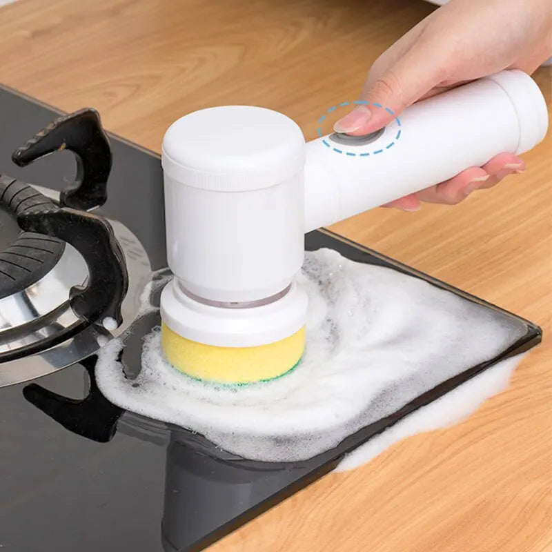 Multi-functional Electric Cleaning Brush for Kitchen and Bathroom - Wireless